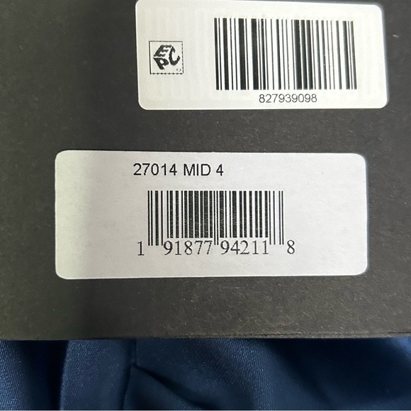 MAC DUGGAL 27014 NWT Puff Sleeve Pleated Bodice Draped Gown - Picture 8 of 10